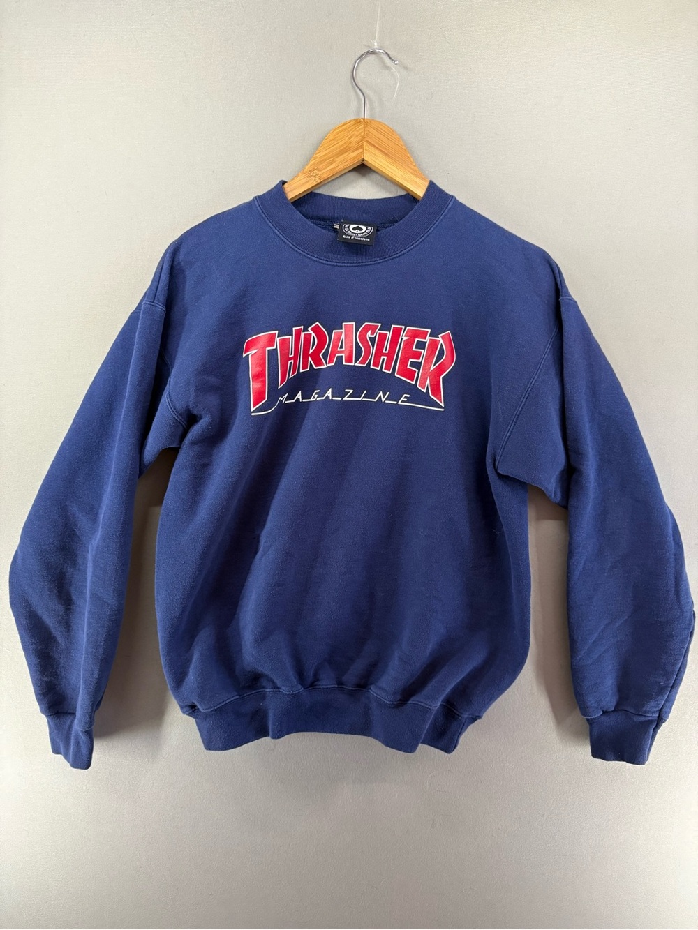 Vintage Thrasher Magazine Crewneck Sweatshirt Men’s Size S Navy Blue
